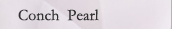 Conch Pearl
�@�`�R���N�p�[���`